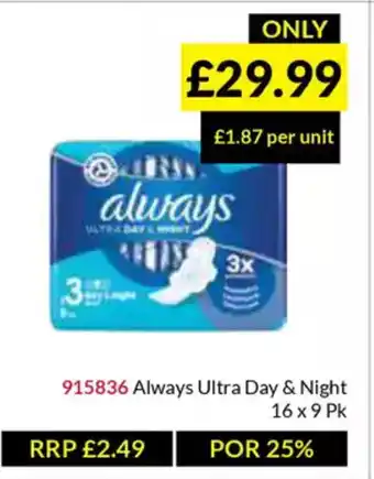 Musgrave MarketPlace Always Ultra Day & Night offer