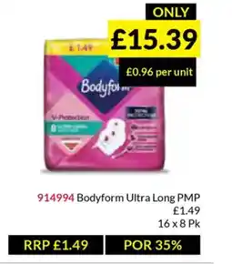 Musgrave MarketPlace Bodyform Ultra Long PMP offer