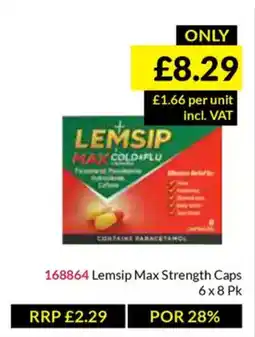 Musgrave MarketPlace Lemsip Max Strength Caps offer