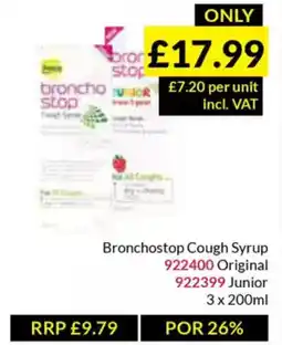 Musgrave MarketPlace Bronchostop Cough Syrup offer