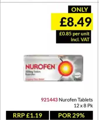 Musgrave MarketPlace Nurofen Tablets offer