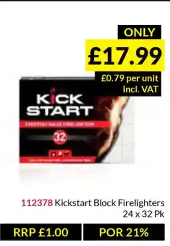 Musgrave MarketPlace Kickstart Block Firelighters offer