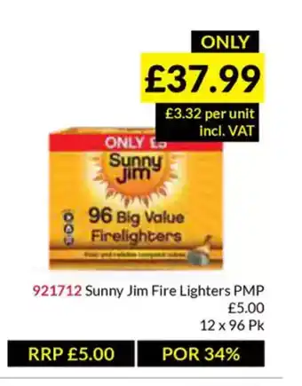 Musgrave MarketPlace Sunny Jim Fire Lighters offer