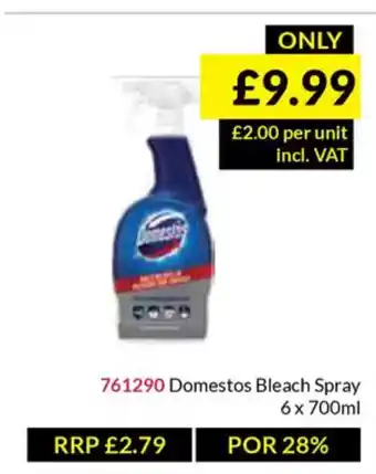 Musgrave MarketPlace Domestos Bleach Spray offer