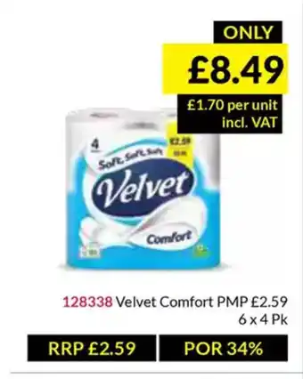 Musgrave MarketPlace Velvet Comfort offer