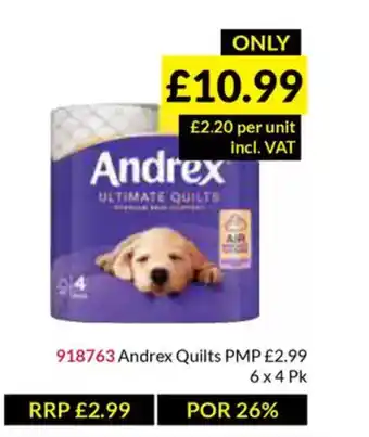 Musgrave MarketPlace Andrex Quilts offer