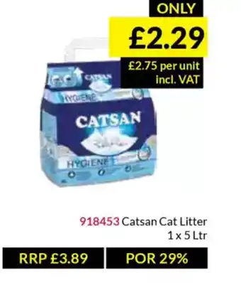 Musgrave MarketPlace Catsan Cat Litter offer