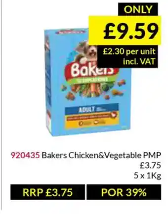 Musgrave MarketPlace Bakers Chicken&Vegetable offer