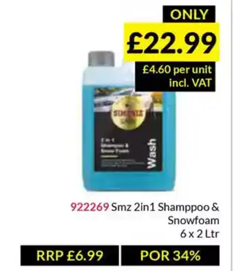 Musgrave MarketPlace Smz 2in1 Shamppoo & Snowfoam offer