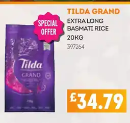 Bestway TILDA GRAND Extra long basmati rice offer