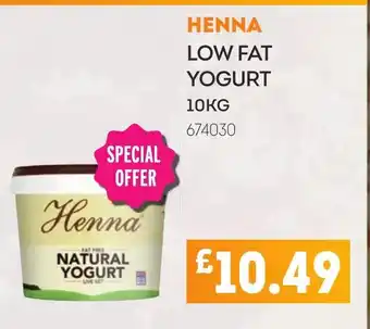 Bestway HENNA low fat yogurt offer