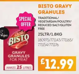 Bestway BISTO gravy granules offer