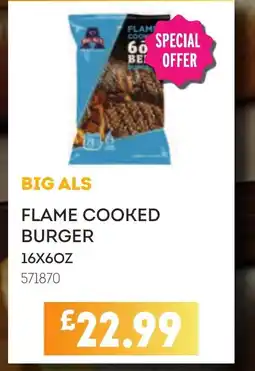 Bestway BIG ALS Flame cooked burger offer