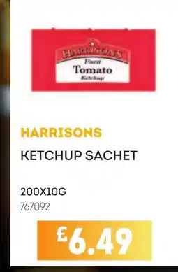 Bestway HARRISONS Ketchup sachet offer