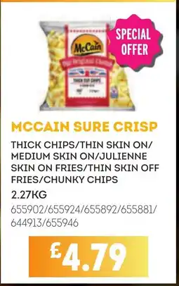 Bestway MCCAIN Sure crisp offer