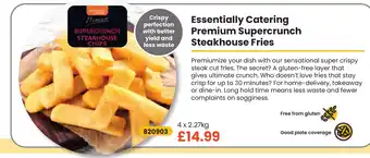 Bestway Essentially Catering Premium Supercrunch Steakhouse Fries offer