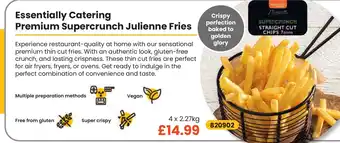 Bestway Essentially Catering Premium Supercrunch Julienne Fries offer