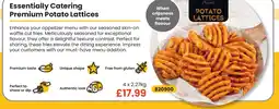 Bestway Essentially Catering Premium Potato Lattices offer