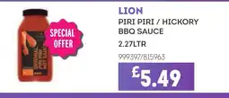 Bestway LION Piri piri / hickory bbq sauce offer