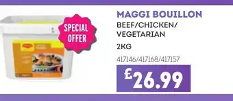 Bestway MAGGI Bouillon beef/chicken/ vegetarian offer