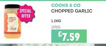 Bestway COOKS & CO Chopped garlic offer