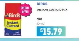 Bestway BIRDS Instant custard mix offer