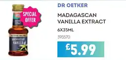 Bestway DR OETKER Madagascan vanilla extract offer