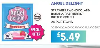 Bestway ANGEL DELIGHT Strawberry/chocolate/ banana/raspberry/ butterscotch offer