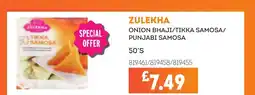 Bestway ZULEKHA Onion bhaji/tikka samosa/ punjabi samosa offer