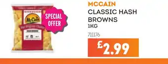 Bestway MCCAIN Classic hash browns offer