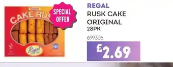 Bestway REGAL Rusk cake original offer