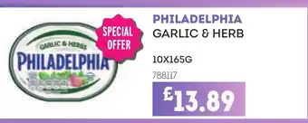 Bestway PHILADELPHIA Garlic & herb offer