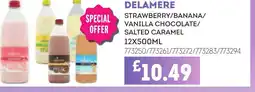 Bestway DELAMERE Strawberry/banana/ vanilla chocolate/ salted caramel offer