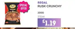 Bestway REGAL Rusk crunchy offer