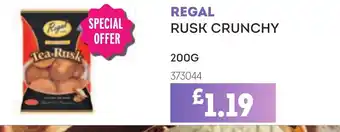 Bestway REGAL Rusk crunchy offer