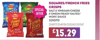 Bestway Squares/french fries crisps offer