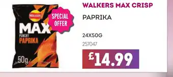 Bestway WALKERS Max crisp paprika offer