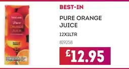 Bestway BEST-IN Pure orange juice offer