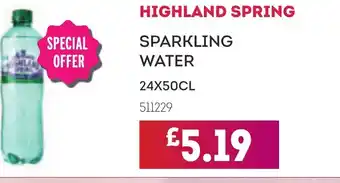 Bestway HIGHLAND SPRING Sparkling water offer