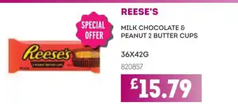 Bestway REESE'S Milk chocolate & peanut 2 butter cups offer