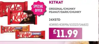 Bestway KITKAT Original/chunky peanut/dark/chunky offer