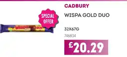 Bestway CADBURY Wispa gold duo offer