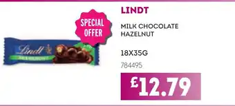 Bestway LINDT Milk chocolate hazelnut offer