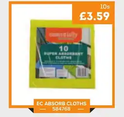 Bestway Ec absorb cloths offer