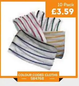 Bestway Colour coded cloths offer