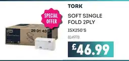 Bestway TORK Soft single fold 2ply offer