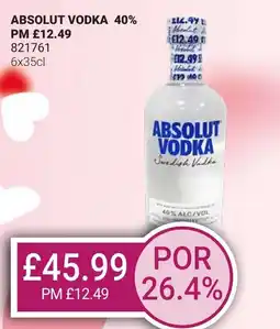 Bestway ABSOLUT VODKA 40% offer