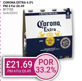 Bestway CORONA EXTRA 4.5% offer