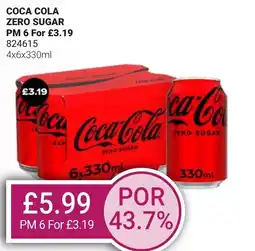 Bestway COCA COLA Zero sugar offer