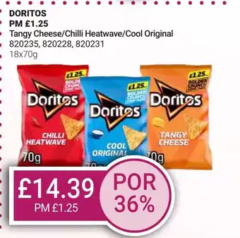 Bestway DORITOS Tangy Cheese/Chilli Heatwave/Cool Original offer